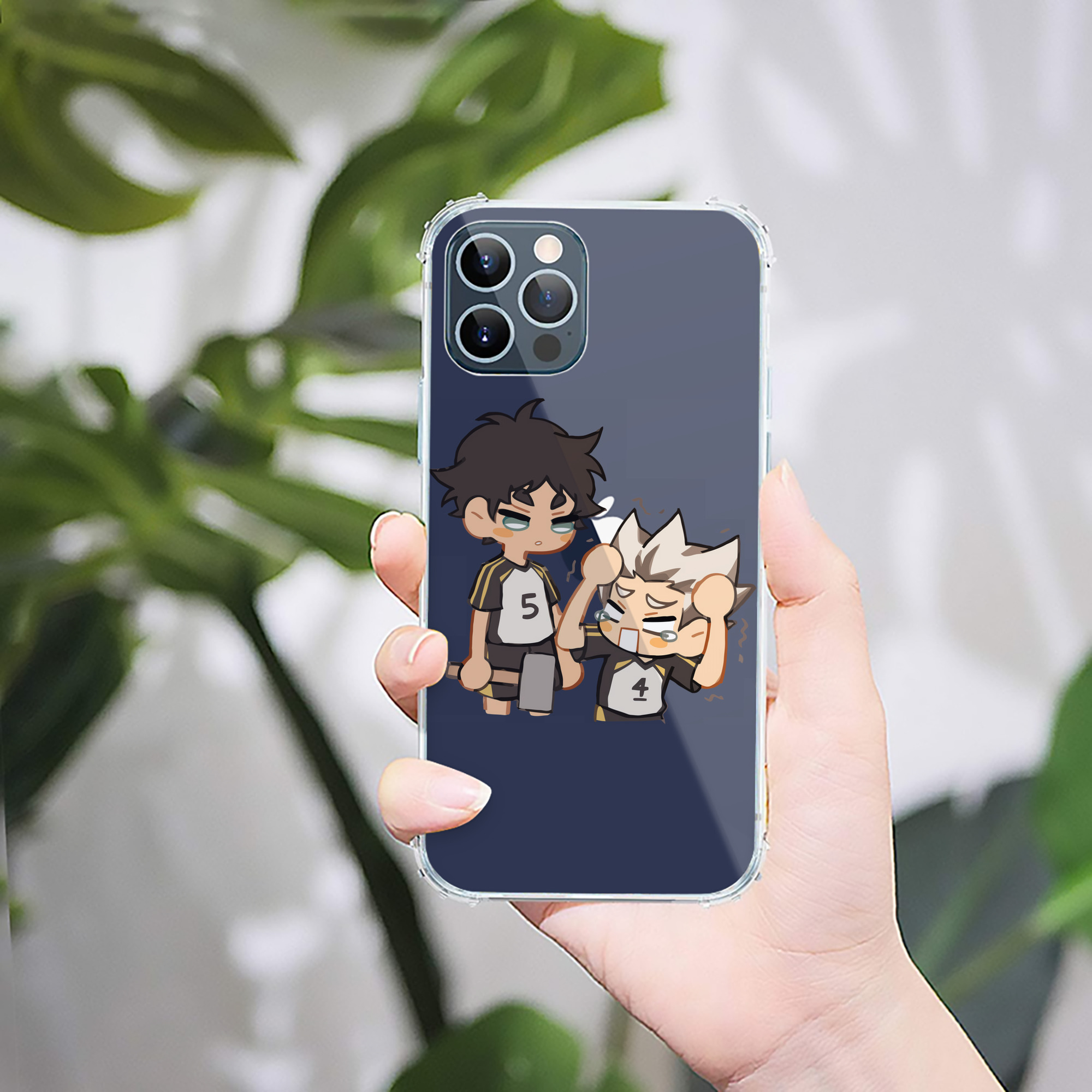（画像用） ハイキュー!! Haikyu!! 【iPhone 12シリーズ対応】透明スマホケース（クリアソフトケース）